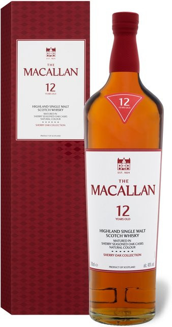 The Macallan Single Malt Scotch Whisky Sherryfass 12 Jahre 0,7 l - Bild 1