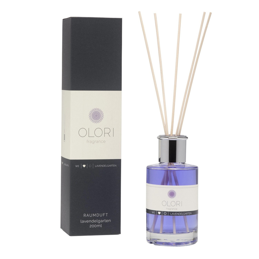 Olori Raumduft Lavendelgarten Reed Diffuser mit blumig-krautigem Aroma, 200 ml - Bild 2