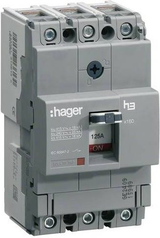 Hager HNA080H Leistungsschalter MCB grau - Bild 1