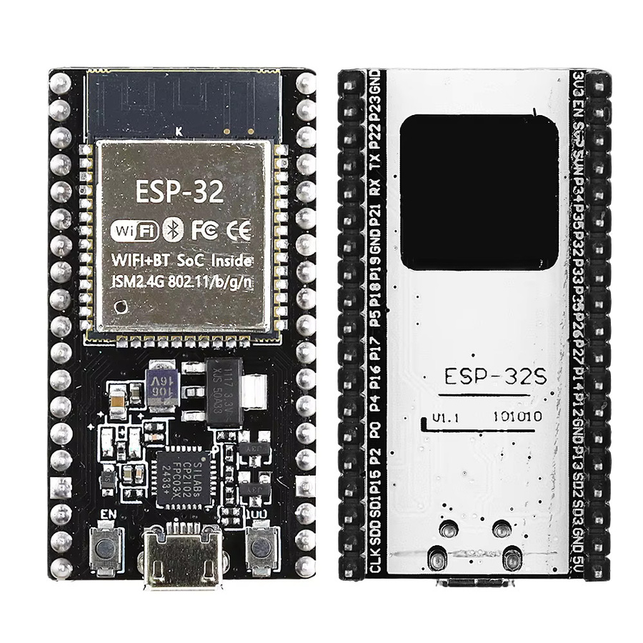 ESP32 Entwicklung Board mit 2,4G WIFI und Bluetooth, Dual Core, Micro Typ-C Anschluss, Schwarz - Bild 3