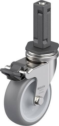 Blickle Edelstahl-Apparate-Lenkrolle LRXA-TPA 75G-FI-EXV02 in Silber, Rad-Durchmesser: 75 mm, Tragfähigkeit: 75 kg - Bild 1