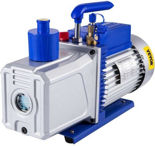 VEVOR Vakuumpumpe Blau, 2-stufige Rotationsvakuumpumpe für HVAC und KFZ-Reparatur, 746W (1HP), 283 L/min (10CFM), 3 x 10⁻¹ Pa Endvakuum - Bild 1
