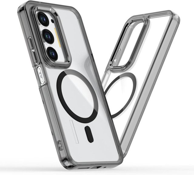 Transparente Schutzhülle mit Magnetring und Metall-Linsenknöpfen für Xiaomi Redmi 15 15C 14C 14R 13C 13 12 12C A5 A4 A3 A3X - Bild 1