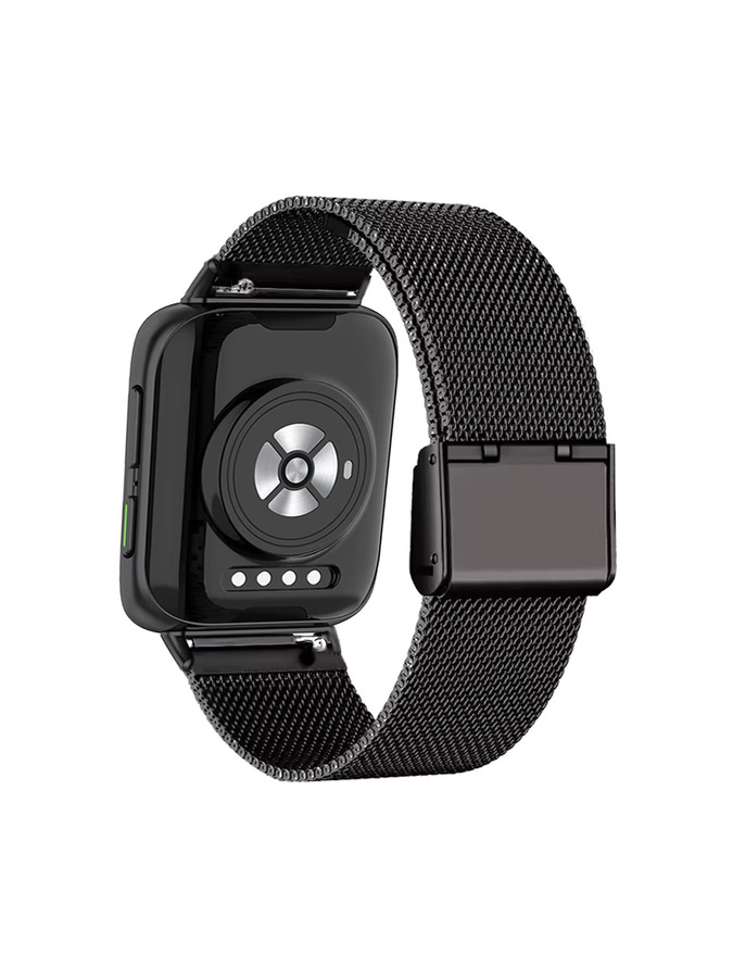 DAINU Uhrenarmband Edelstahl, Milanaise, Schwarz, OPPO Watch 41 mm - Bild 4