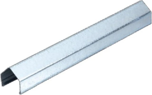 T & J PROTEC Rahmenprofil aus Metall in Stahloptik Silber für die Aufputzmontage - Bild 1