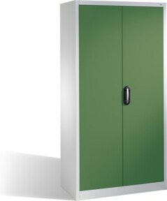 C+P Magazinschrank mit 4 Böden für Sichtlagerkästen, Front Resedagrün und Korpus Lichtgrau, H x B x T: 198,0 x 100,0 x 42,0 cm - Bild 1