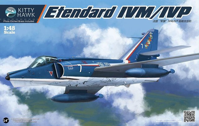 Kitty Hawk Etendard IVP/IVM, Fahrzeug, Blau, 1:48 - Bild 1