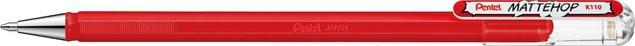Pentel Gelstift Mattehop in Rot - Bild 1