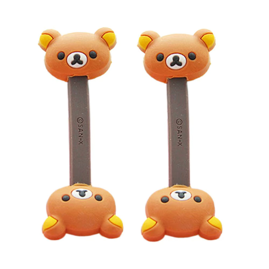 Cartoon Chopper USB Kabelwickler in Braun für USB-A und USB-C zur Kabelorganisation und zum Schutz deiner Datenleitungen sowie Kopfhörer - Bild 2