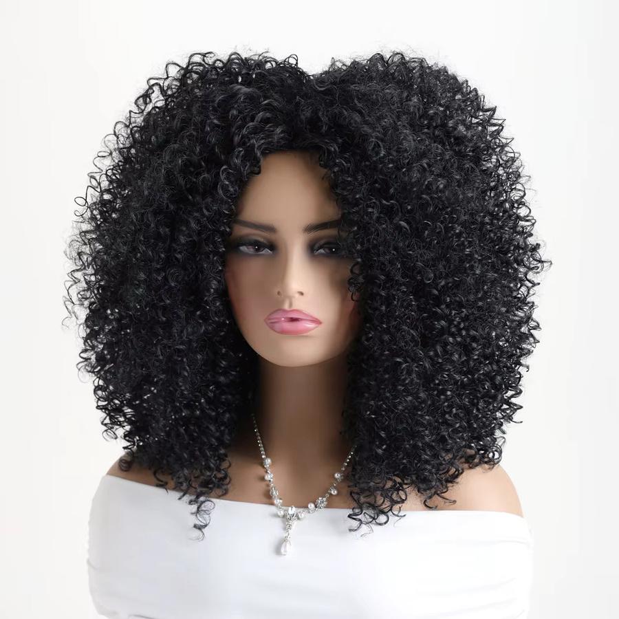 MAISI Synthetische Perücke mit Pony und lockigem Haar, Damen - Bild 2