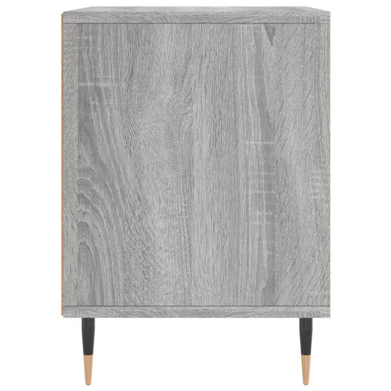 Vidaxl Nachttische 2er-Set in Grau, Modernes Design aus Holzwerkstoff und Metall, B/T/H: 40 x 35 x 50 cm - Bild 4
