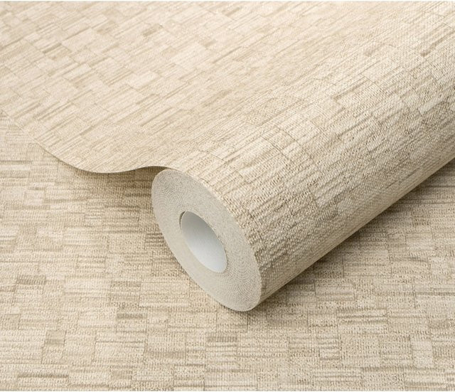 Erismann Vliestapete Forest Dreams Stoneweave Hellbraun FSC - Bild 1