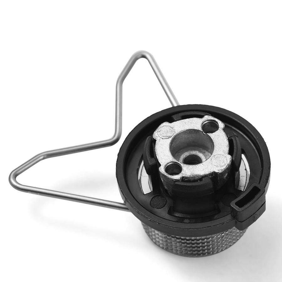 TOMTOP JMS Camping-Gasherd-Adapter aus Edelstahl und Aluminiumlegierung in Silber für Butangas - Bild 4