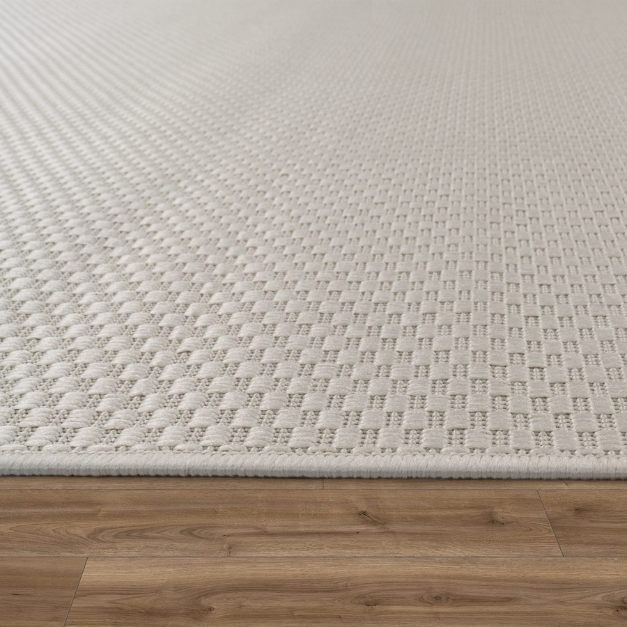In- & Outdoor-Teppich Venezia in Elfenbein/Beige, UV-beständig und fußbodenheizungstauglich, B/T: 80 x 250 cm - Bild 2