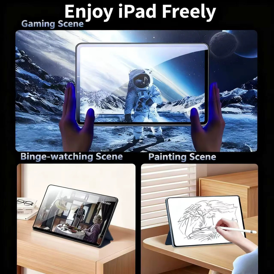 2er-Pack hochauflösender Displayschutz aus gehärtetem Glas für Apple iPad 10,9 Zoll in Transparent - Bild 4