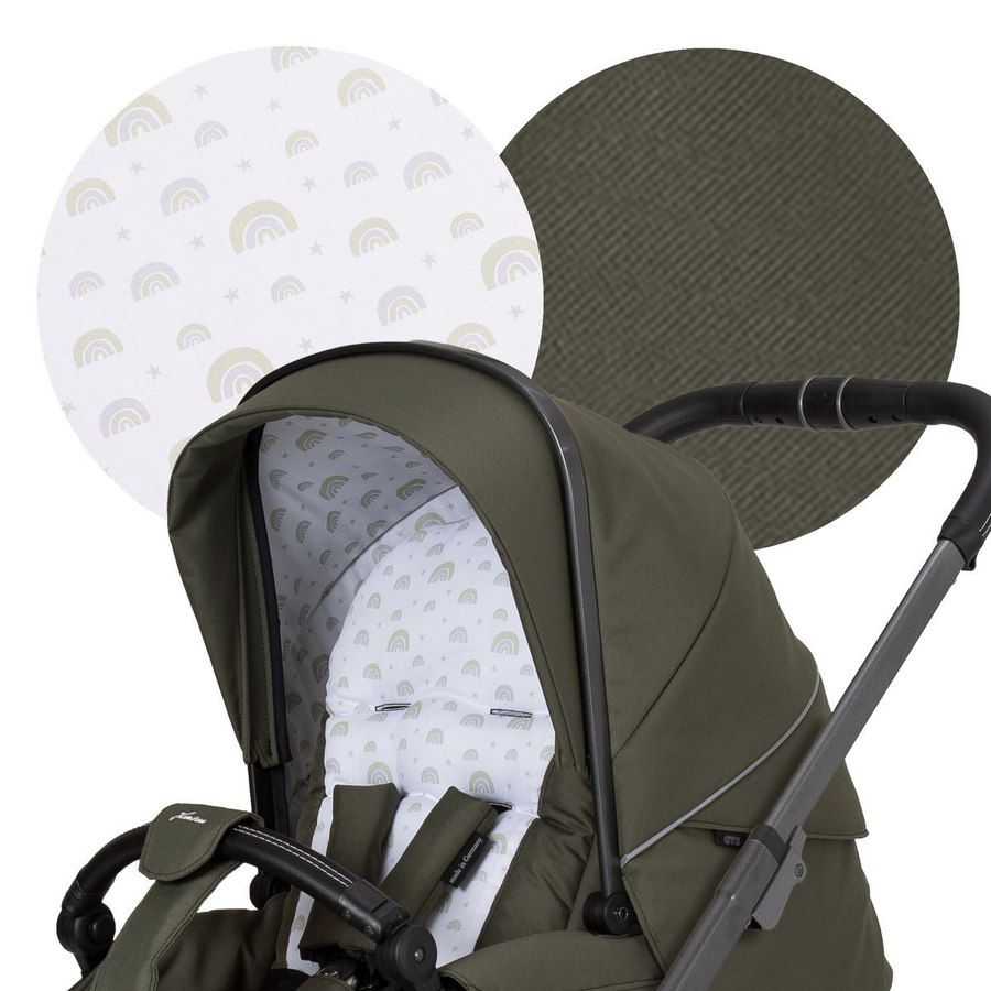 Hartan Buggy und Sportwagen Vip GTS Rainbow mit Regenschutz und Teleskopschieber bis 22 kg belastbar - Bild 4