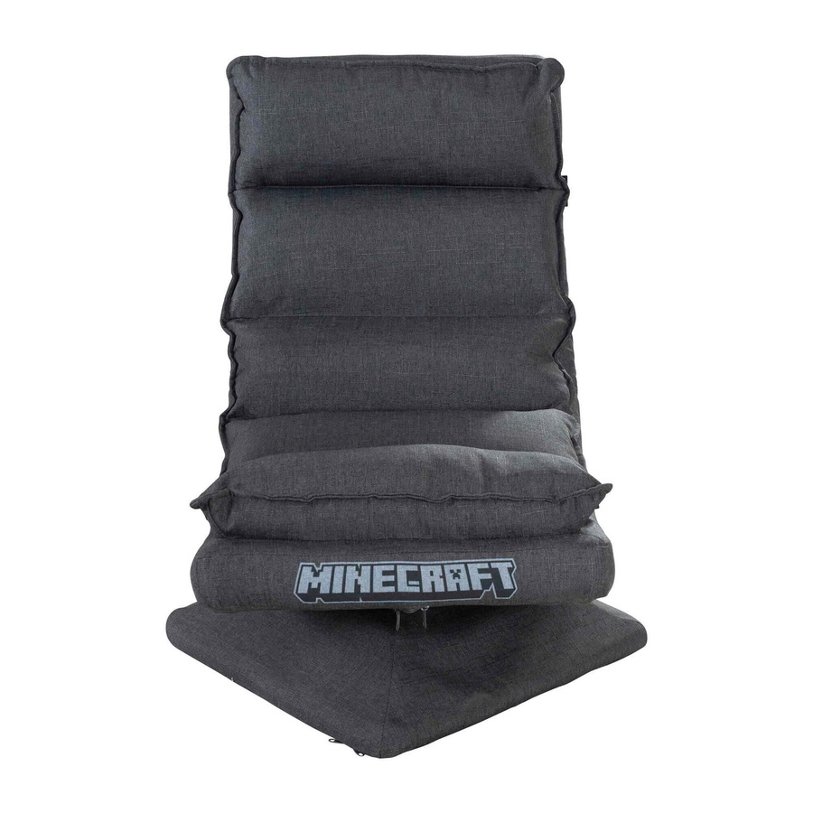 Roba Gaming-Sessel Minecraft grau mit Drehfunktion und Armlehnen, B: 59 cm, H: 83 cm - Bild 2