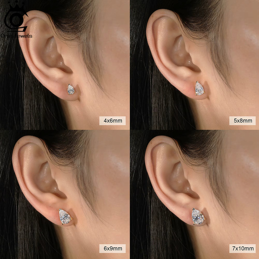 ORSA JEWELS Ohrstecker 925 Silber, Zirkonia, Damen - Bild 3