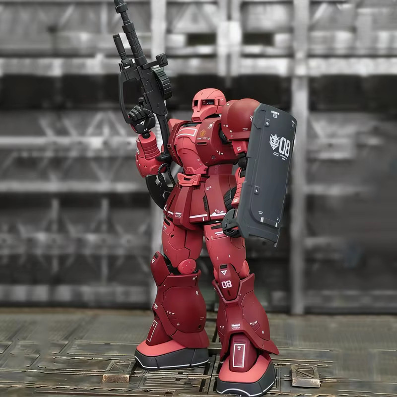 Bandai Gundam Char's Custom Old Type Red Zaku I HG, Bausatz, 1/144, Rot - Bild 2