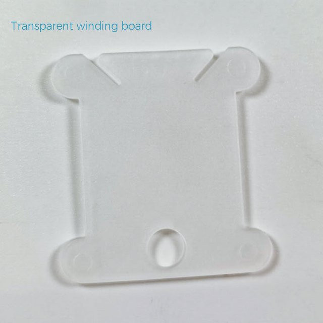 100 Stück Stickgarn Organizer aus Kunststoff in Transparent für Kreuzstich und Nähen - Bild 1