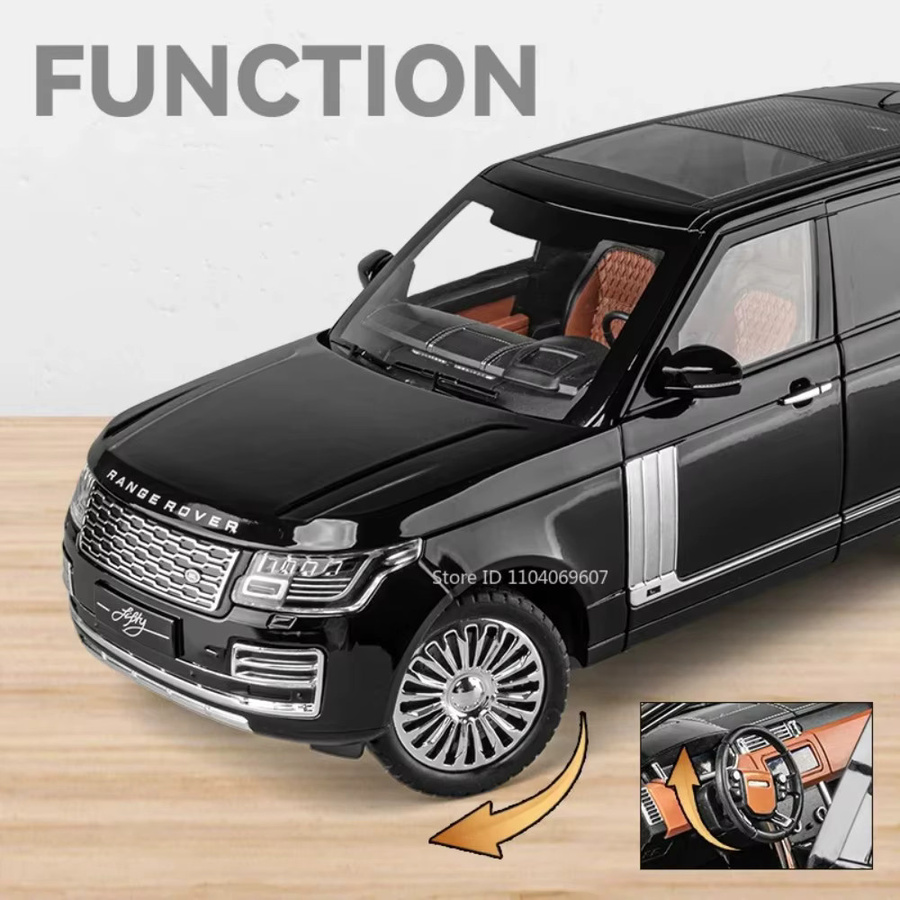 MAKEDA Range Rover Modellauto, 1:18, SUV, Geländewagen, mit Licht und Sound, Metall - Bild 2