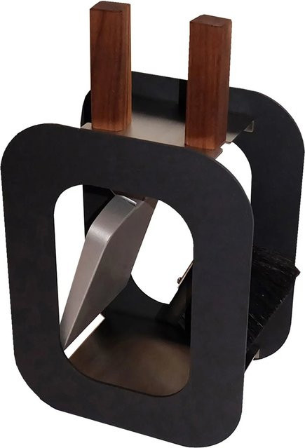 Lienbacher Kamingarnitur Modell Cube 2-teilig anthrazit beschichtet - Bild 1