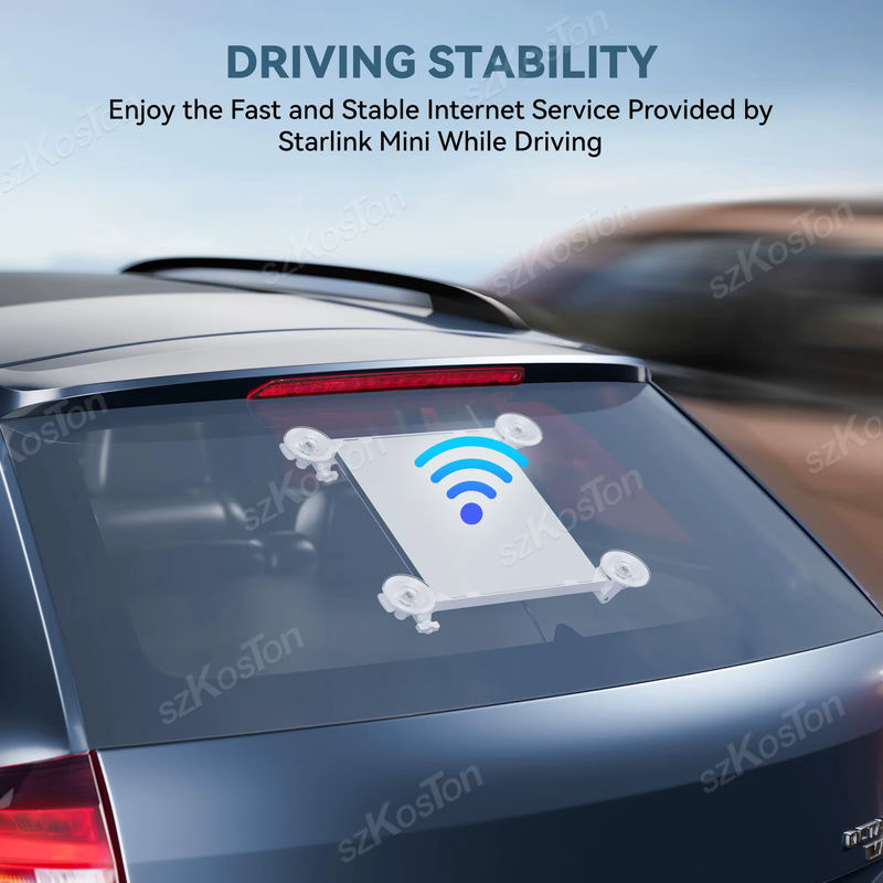 SZKOSTON Starlink Mini Saugnapf-Autodachhalterung in Weiß für Glas und Schiebedach, rutschfeste Adsorptionshalterung für Wohnmobile, LKWs und Boote - Bild 3