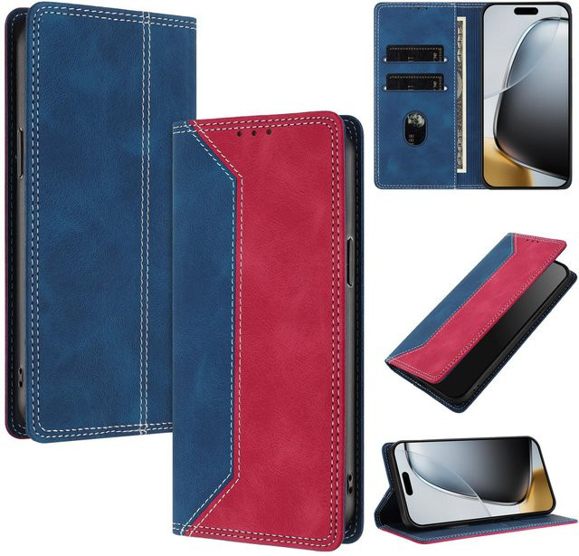 Magnetische Lederhülle für ZTE nubia RedMagic 11 Pro und 11 Pro Plus in Multicolour - Bild 1