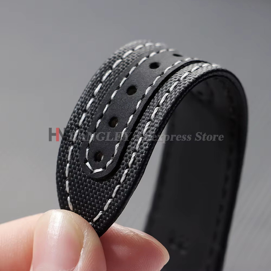 Uhrenarmband Nylon, Canvas-Nylon, Herren, 20 mm, 22 mm - Bild 3