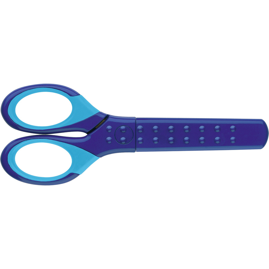 Faber-Castell Schulschere GRIP gerade in Blau mit Edelstahlklingen und Sicherheitsspitze, Länge: 13,5 cm - Bild 2
