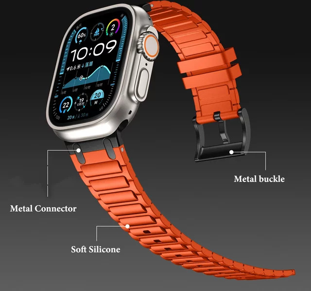 AETEEY Uhrenarmband Silikon, Unisex - Bild 1