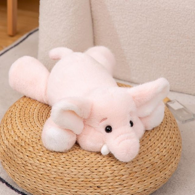 Elefant Plüsch Puppe, Rosa Blau, 30cm, ab 14 Jahre - Bild 1