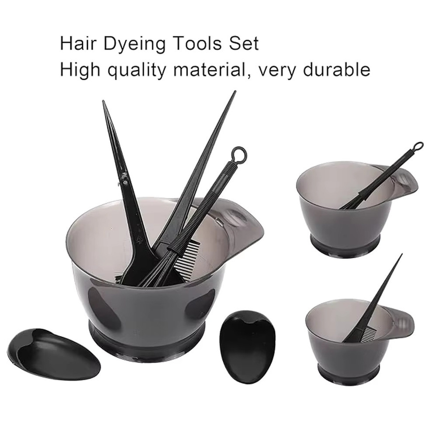 Haar Färben Zubehör Kit, 7/9 Stk, Schwarz, Kunststoff - Bild 2