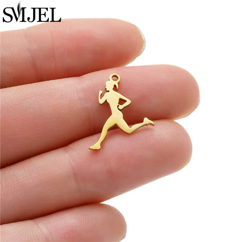 SMJEL Charms, Messing, Gold, Unisex - Bild 2