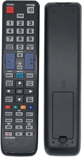 Samsung Fernbedienung in Grau für TV Modelle AA59-00507A AA59-00465A BN59-00511A AA59-00445A - Bild 1