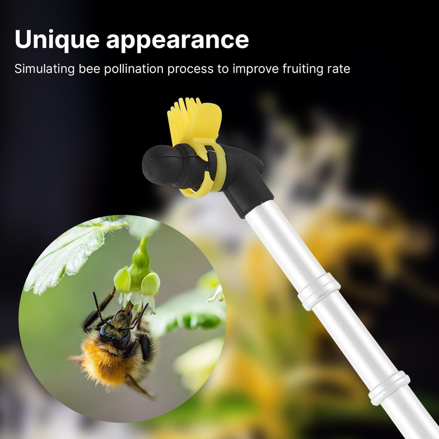 Neoglint Elektrischer Bienen-Gemüsebestäuber Set aus 2 Stück, Batteriebetriebene Handgehaltene Bestäubungswerkzeuge für Obst, Gemüse, Blumen und Gewächshäuser - Bild 3