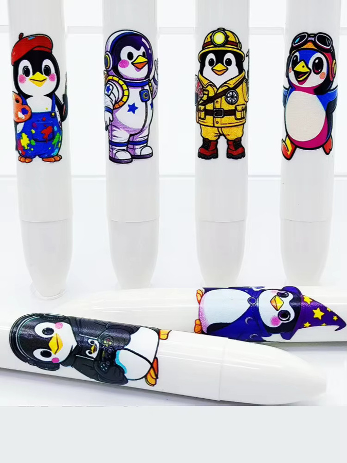 12er Set Creative Penguin Group 6-in-1 Kugelschreiber in Mehrfarben für Kinder - Bild 4