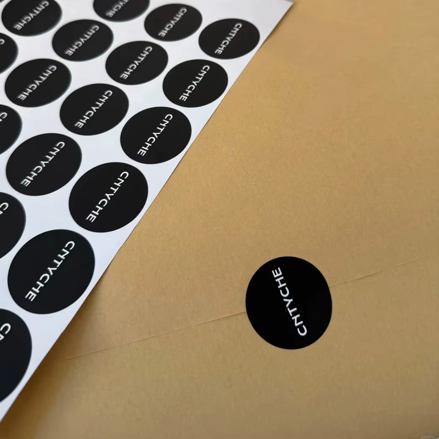 Individueller Aufkleber mit eigenem Logo aus Papier für deine Geschenkverpackung, farbig und in individueller Größe - Bild 2