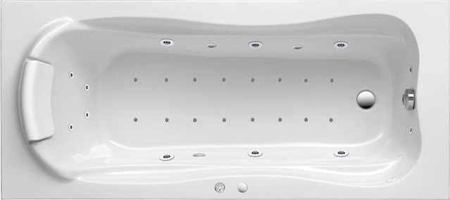 Whirlpool Ottofond Jamaica in Weiß B: 170 cm, T: 80 cm - Bild 1