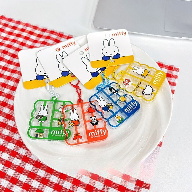 Miffy Acryl-Anhänger Paar-Taschendekoration, Bunt / Mehrfarbig - Bild 1