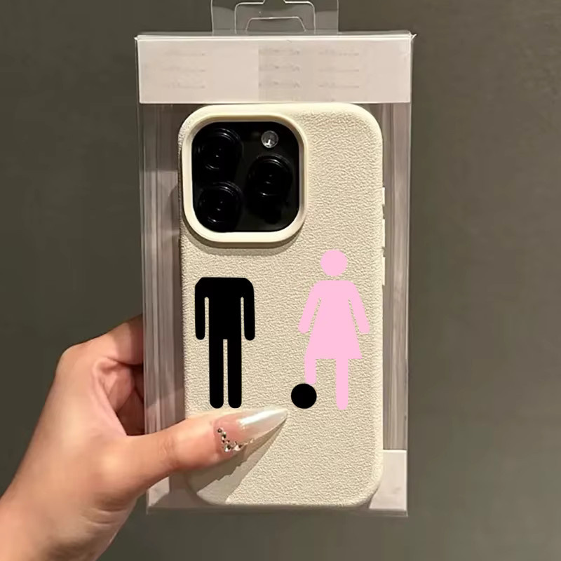 Apple iPhone Handyhülle aus weichem Silikon mit kreativem Design für Jungen und Mädchen in Rot - Bild 2
