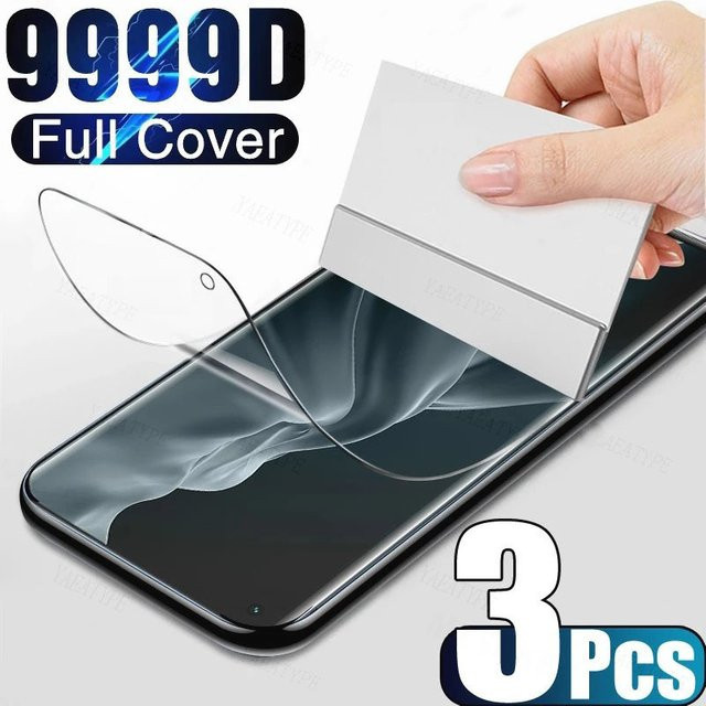 3er Pack Hydrogel Displayschutzfolie für Google Pixel 8a, 8, 7, 6 Pro, 8 Pro, 7 Pro, 7a, 6a in Transparent - Bild 1