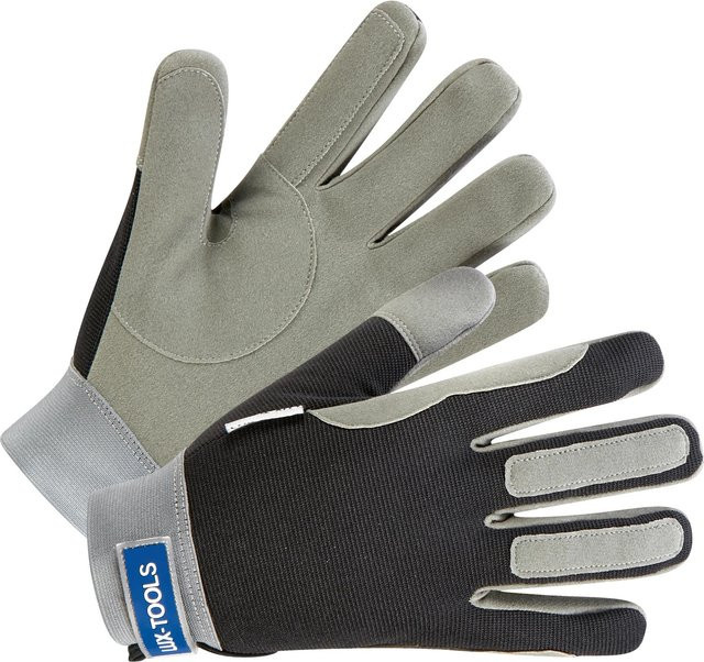 LUX-TOOLS Arbeitshandschuh HS Soft Protect Gr. 10 Schwarz-Grau mit PU-Beschichtung - Bild 1