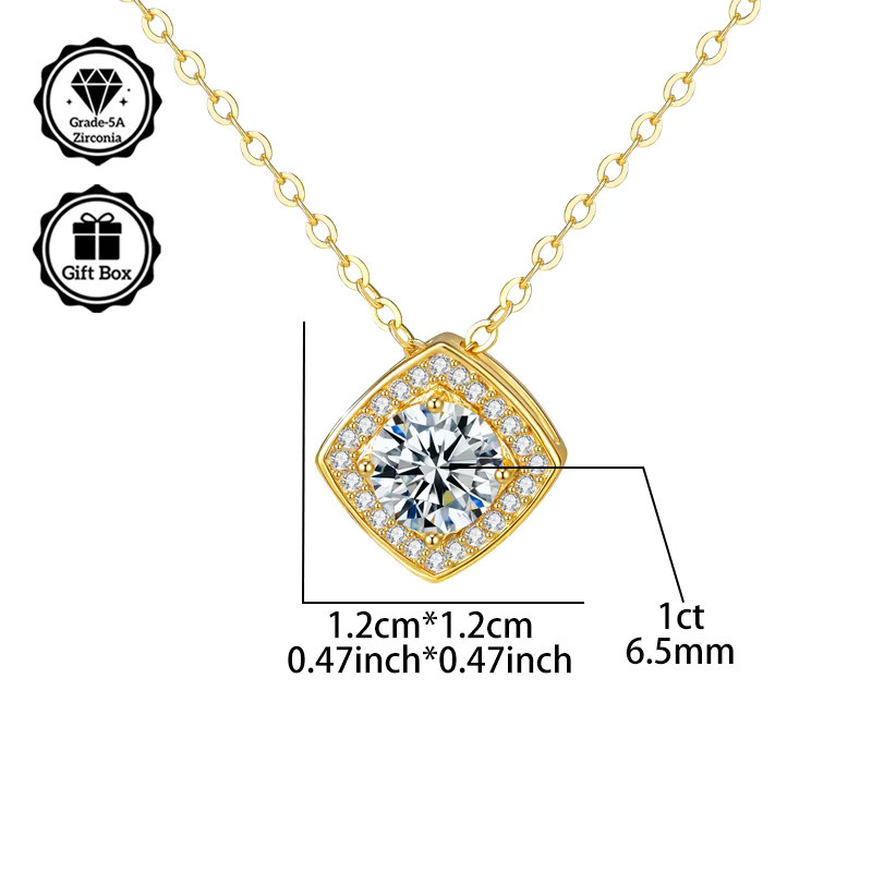 LAMVOICE Halskette, Zirkonia, Gold, Damen - Bild 2