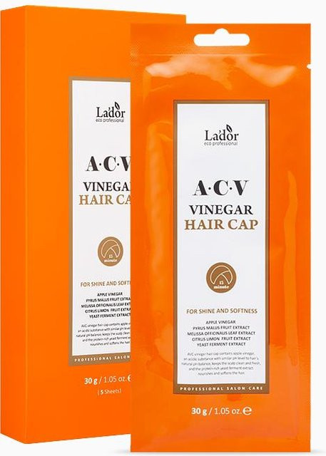 Lador ACV Apfelessig Haarkappe, strapaziertes Haar, Damen - Bild 1