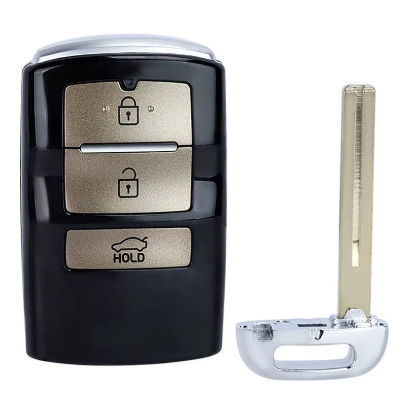 KEYECU Keyless-Go Smart-Fernbedienungsschlüssel für Kia Cadenza 2016-2019, 433,92 MHz ID47, Farbe: Schwarz - Bild 2