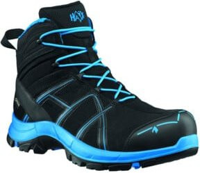 HAIX Sicherheitsstiefel BLACK EAGLE 40.1 MID S3 in Schwarz-Blau mit Textil und Kunststoff, Größe 3 (35) - Bild 1