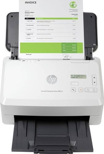 HP ScanJet Enterprise Flow 5000 s5 Dokumentenscanner mit automatischem Einzug, Duplex, 600 dpi, USB 3.0, Weiß/Grau - Bild 2