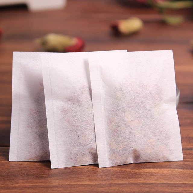 500 Stück YUAYO Einweg-Teebeutel aus biologisch abbaubarem Filterpapier, wärmeversiegelt, weiß, leer für Tee, Kaffee oder Kräuter - Bild 1
