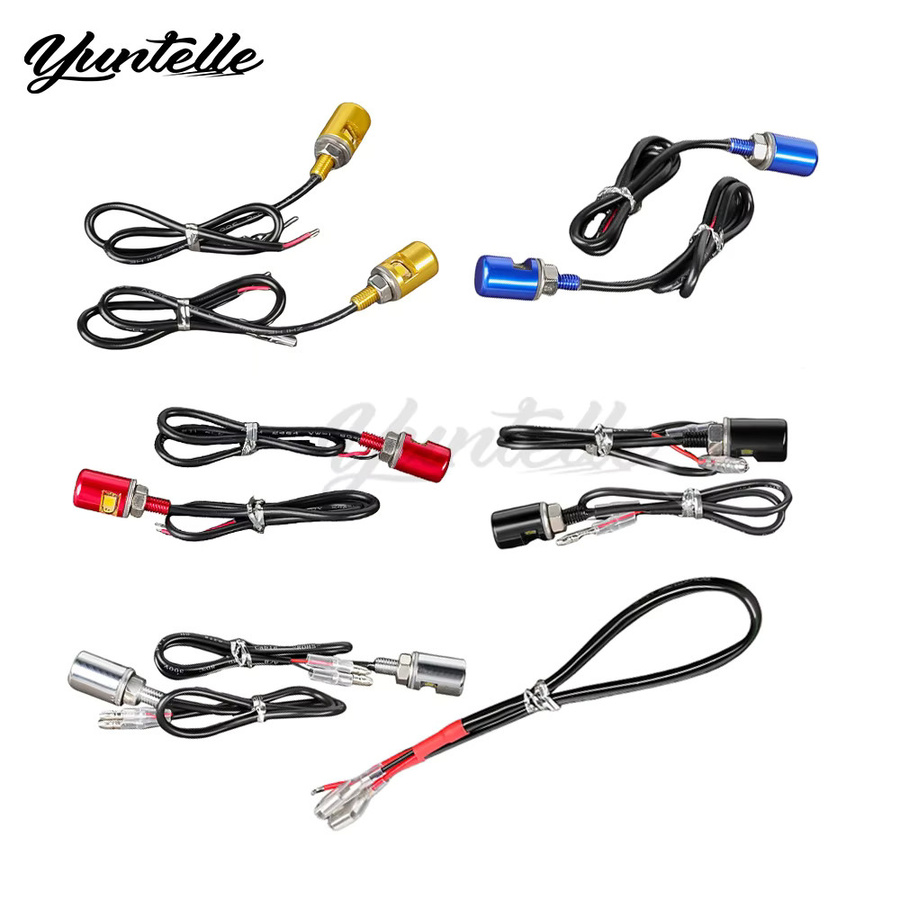 Wasserdichte LED Kennzeichenbeleuchtung mit 6mm Schraube für Motorrad und Fahrrad, weißes Licht, Metall - Bild 2